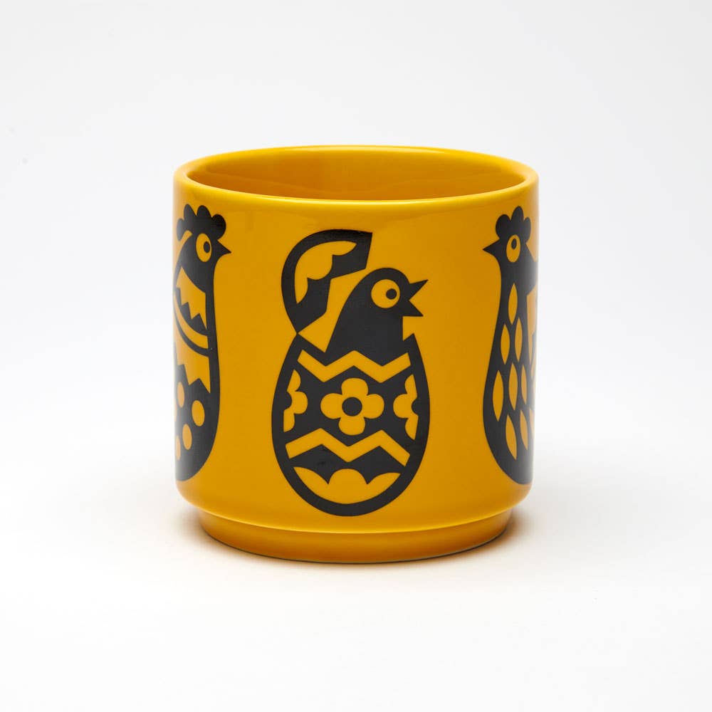 Magpie x Hornsea Mug Chicken Family