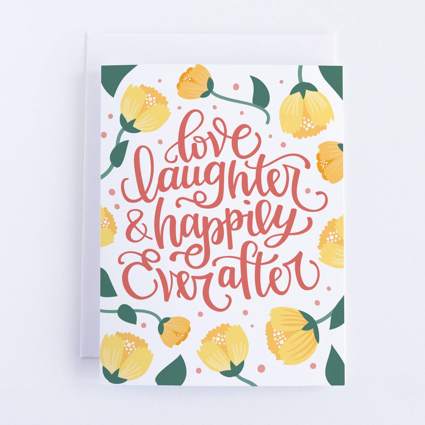 Love Laughter and Happily... Wedding Card