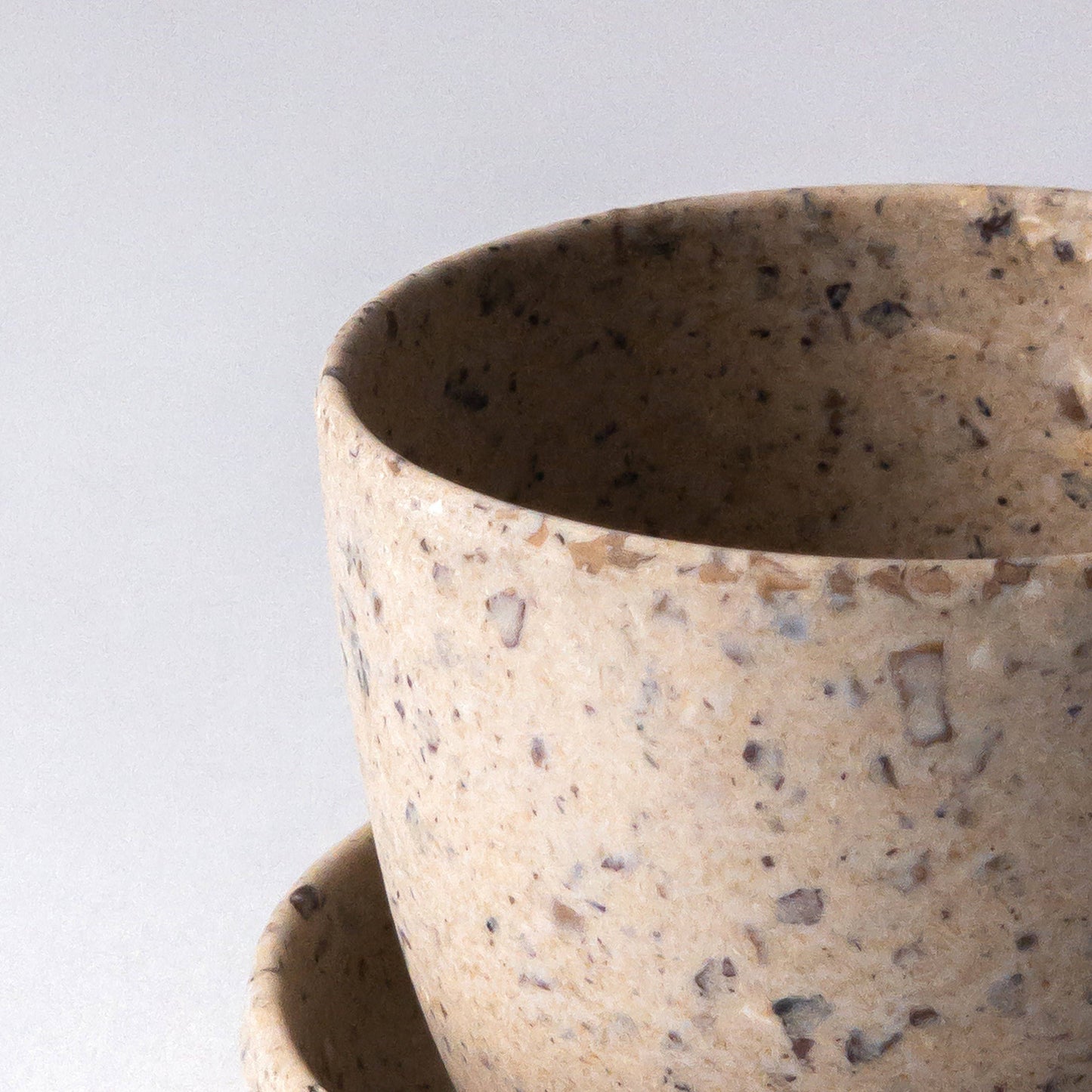 Coffee Bean Husk Mini Planter Pot