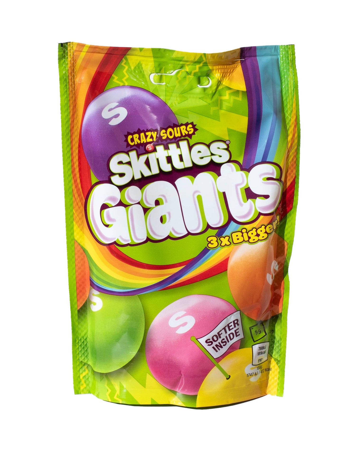 Limited Import - Skittles Giants Crazy Sour