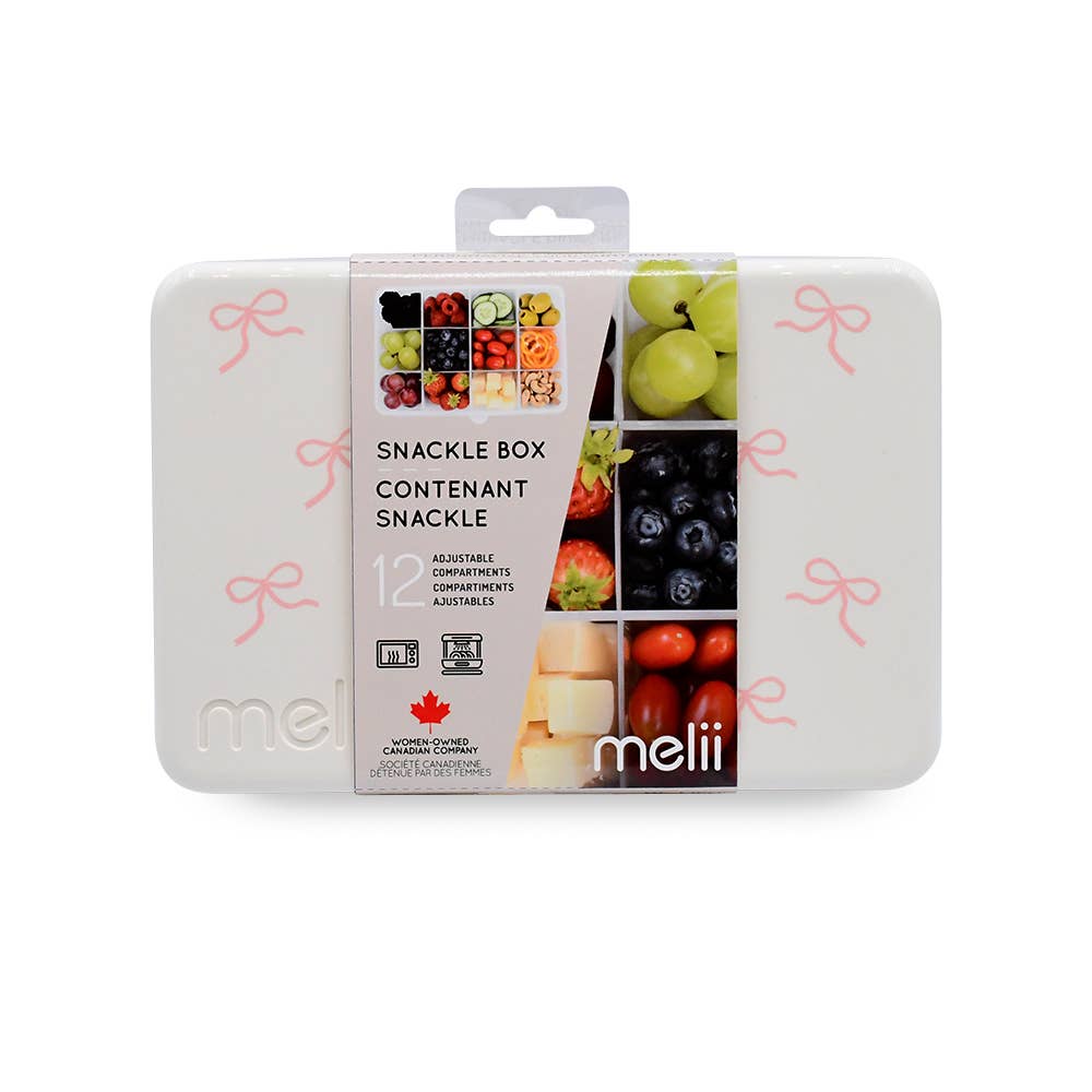 Snackle Box, Divided Snack Container with 12 Compartments