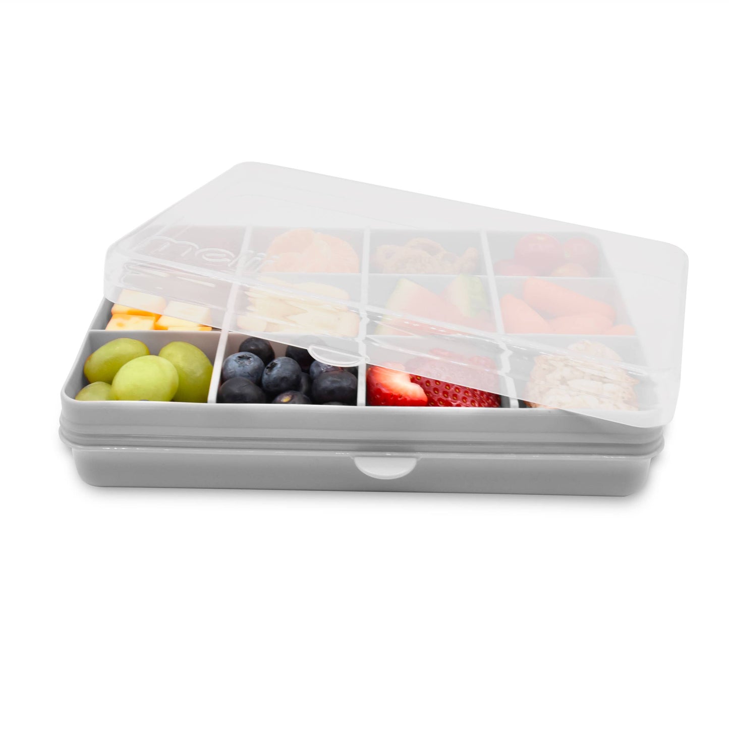 Snackle Box, Divided Snack Container with 12 Compartments