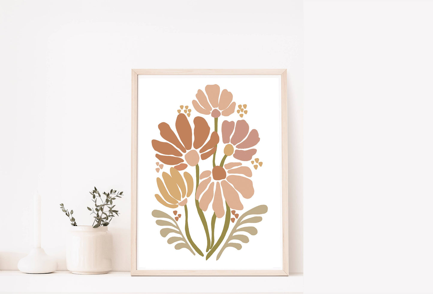 Vintage Flowers Meditative Art Paint by Number Kit: Paint by Number Kit