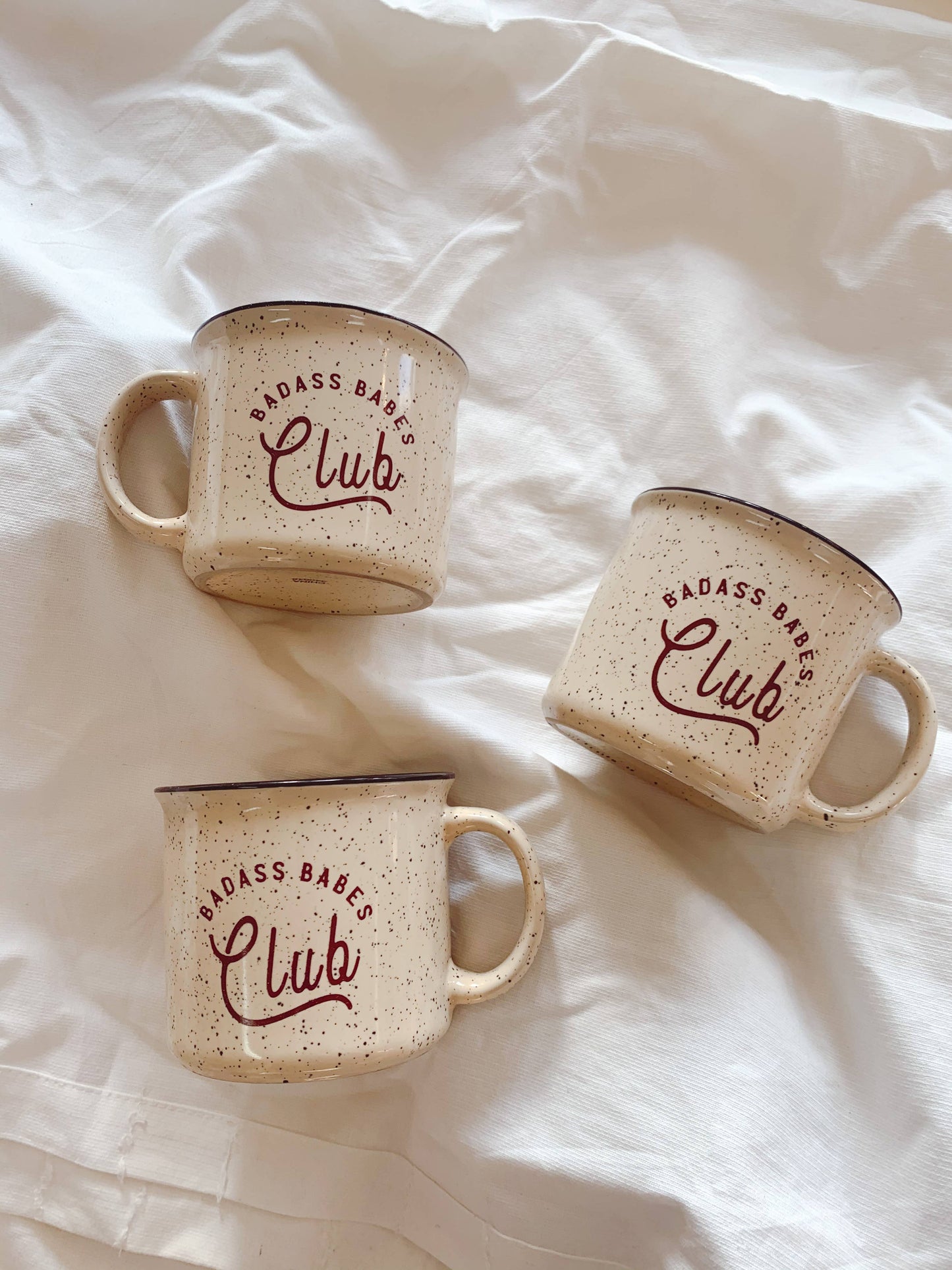 Badass Babes Ceramic Mug, Campfire Mug, Coffee Mug, Feminist