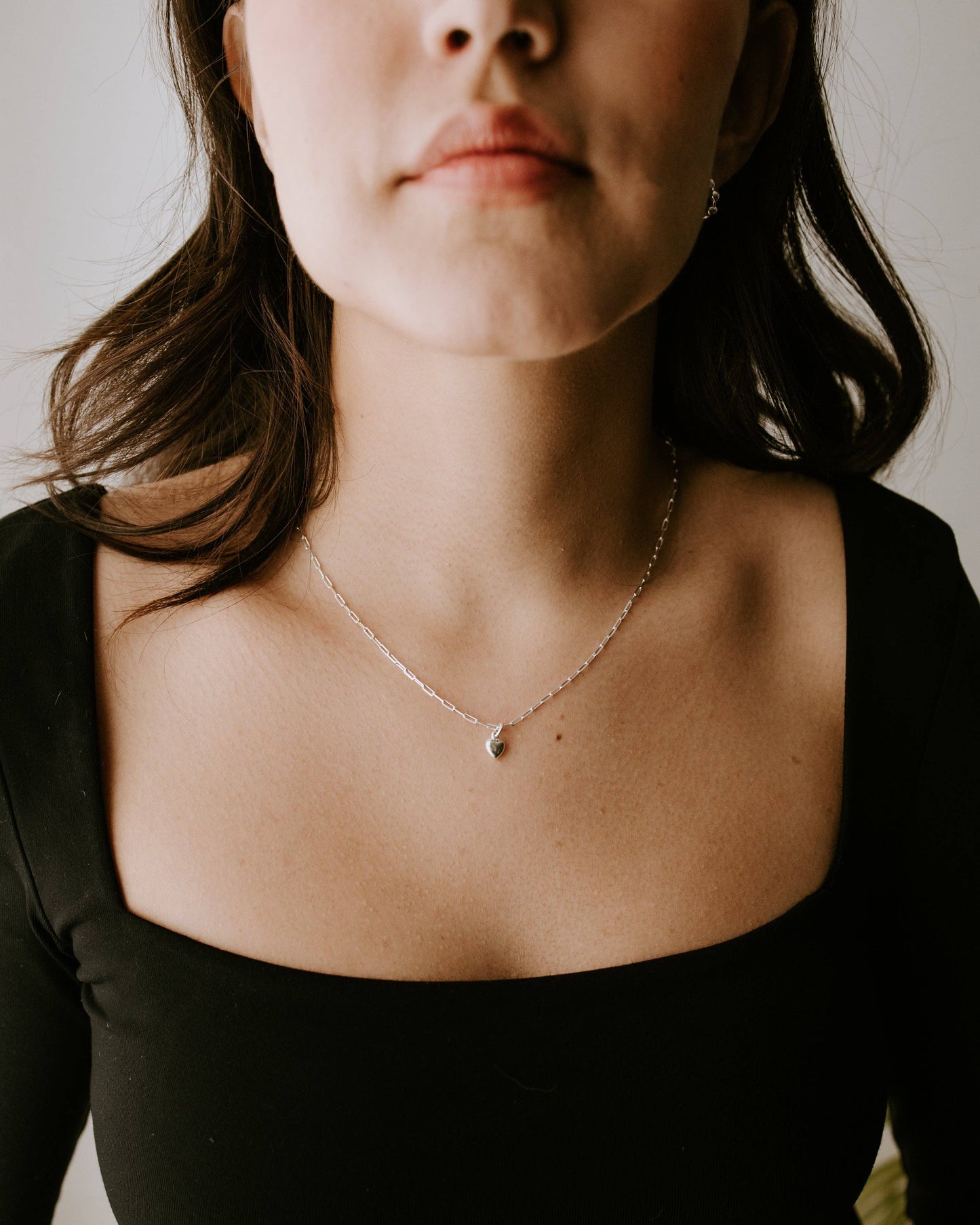 Heart Necklace - Sterling Silver