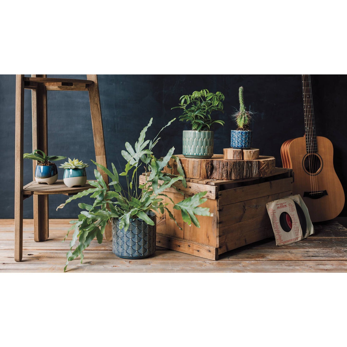 Turquoise Jewel Plant Pot