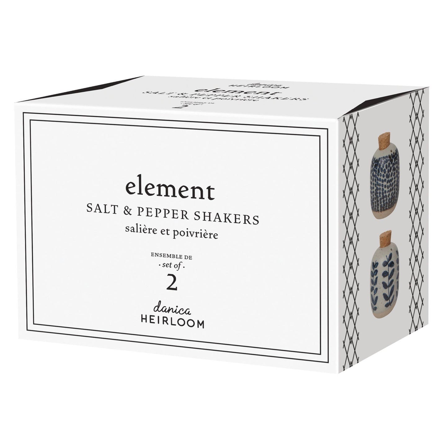Element Salt and Pepper Shakers