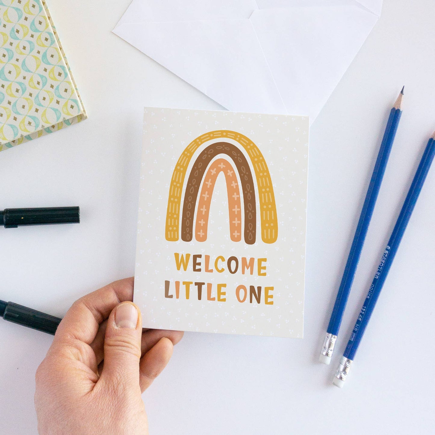 Welcome Little One Gender Neutral Baby Card