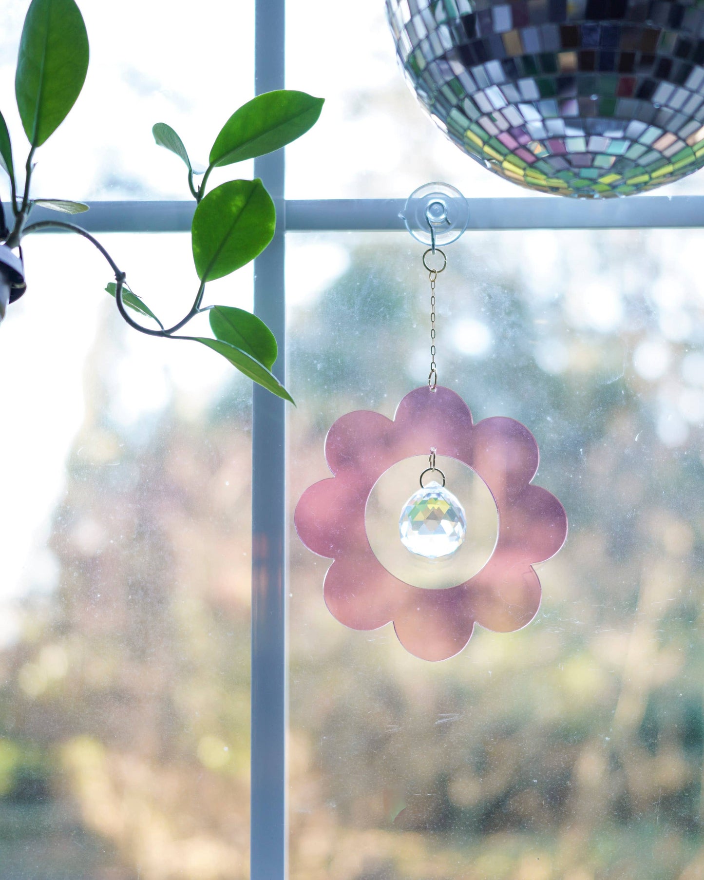 Retro Flower Sun Catcher