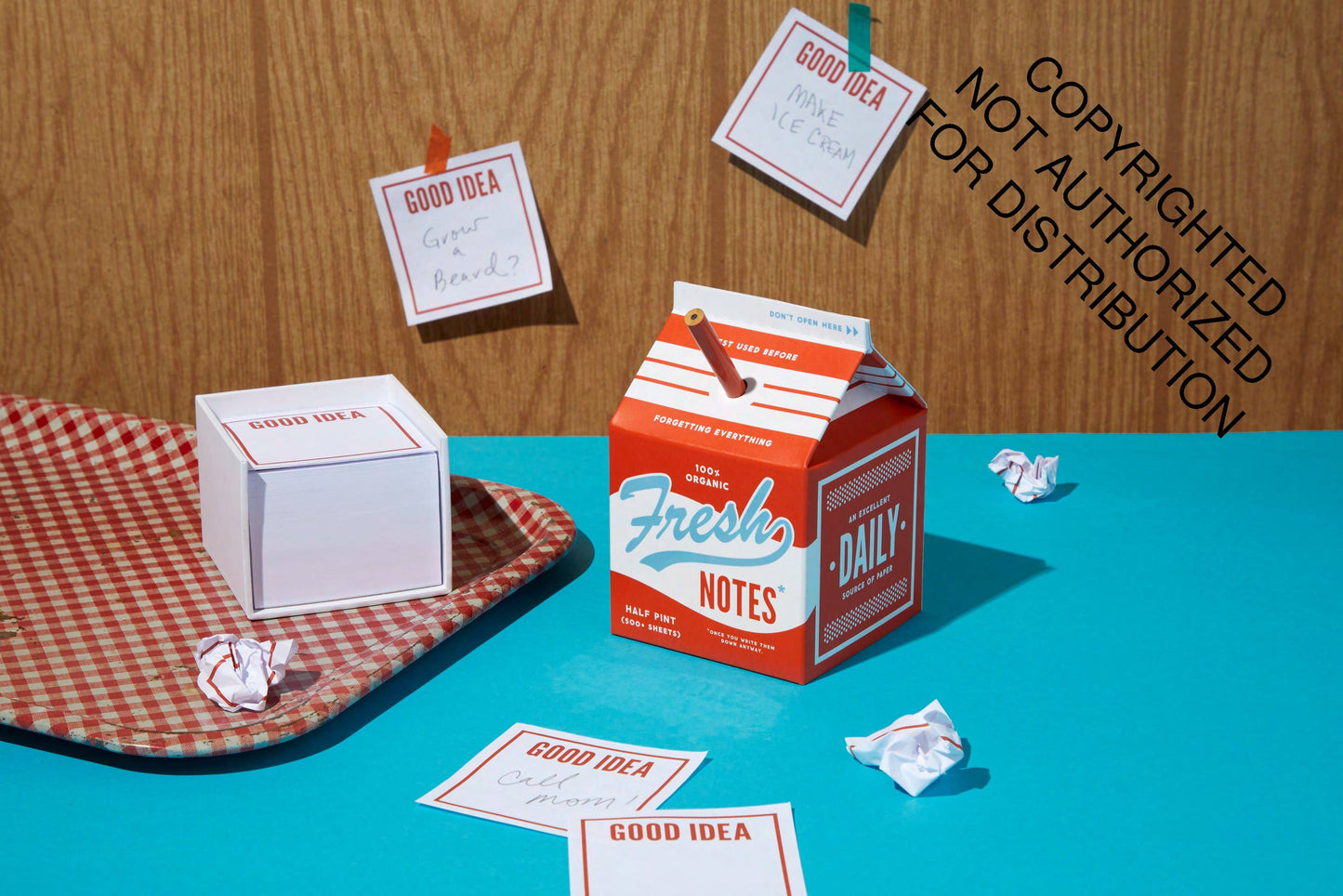 Fresh Ideas Milk Carton Note Set