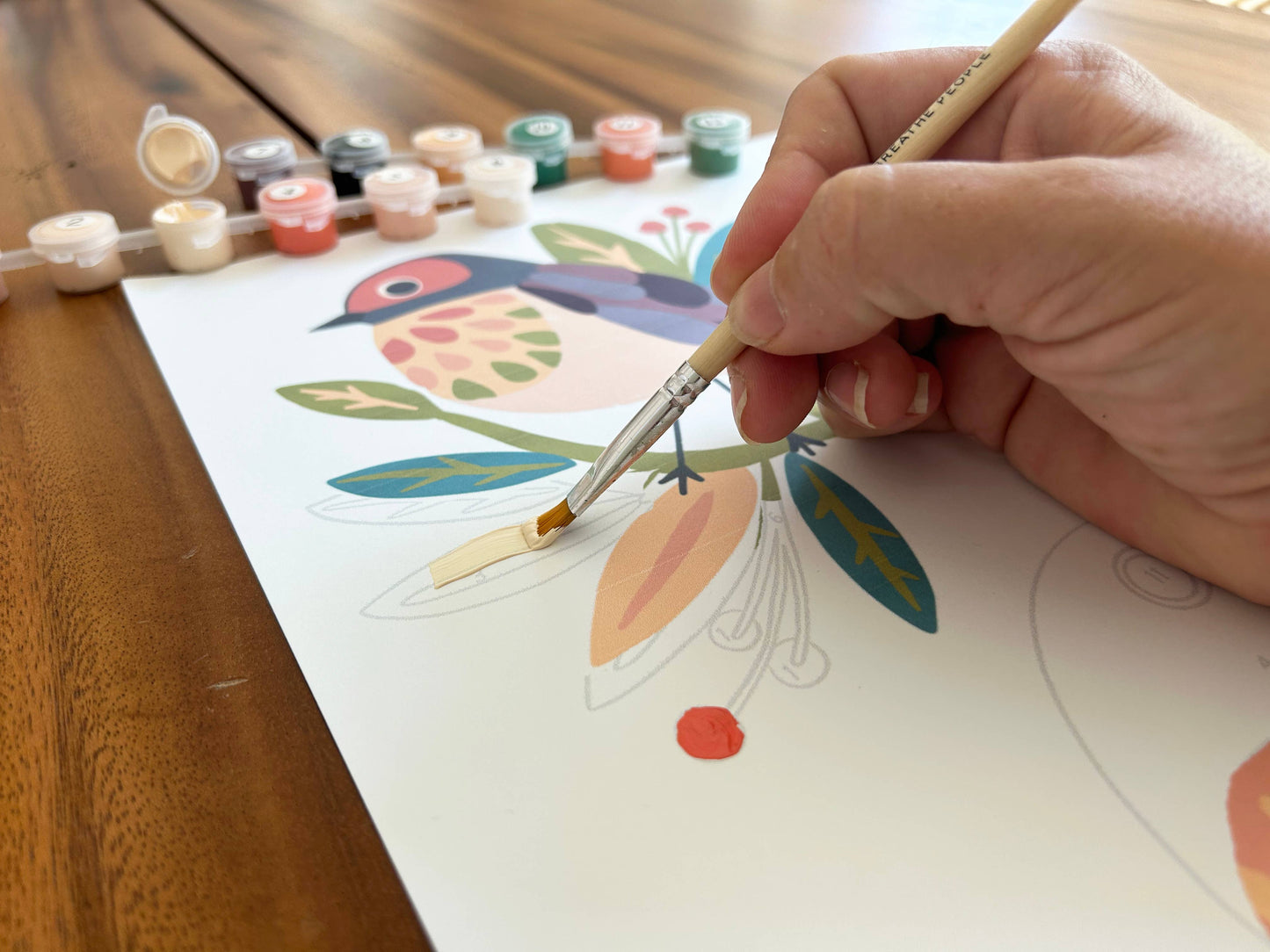 Birds on a Branch Paint by Number Kit
