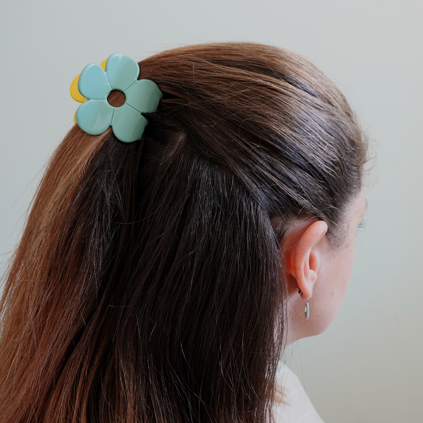 Hanami Cellulose Acetate Flower Hair Claw Clips