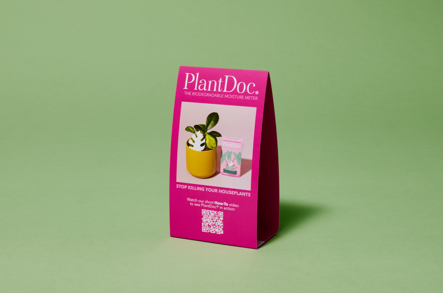 Mushroom PlantDoc: Color-Change Plant Moisture Meter