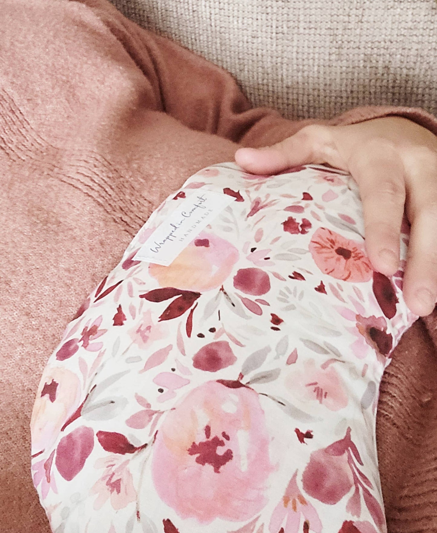 Organic Cotton Heating Pad - Bean Shaped