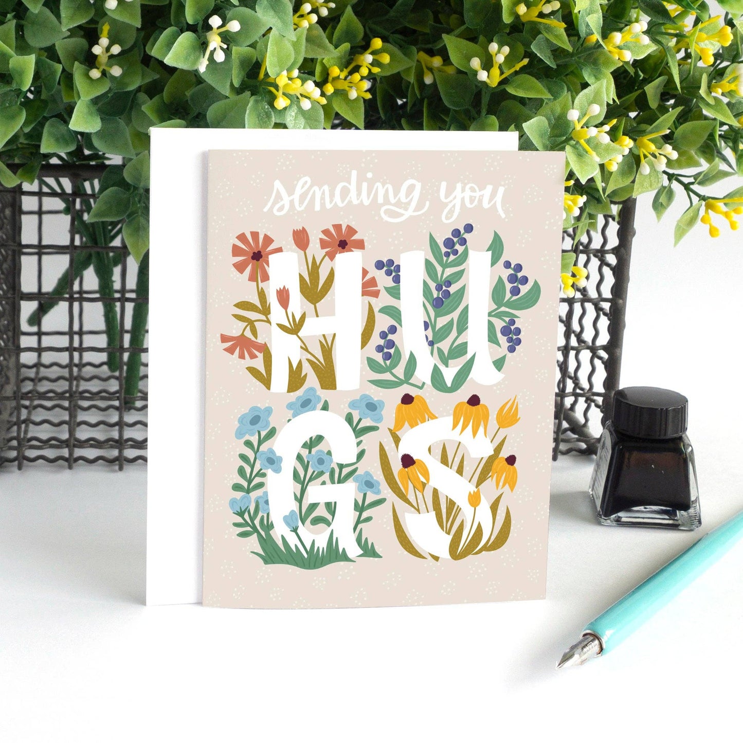 Sending You Hugs Sympathy Card