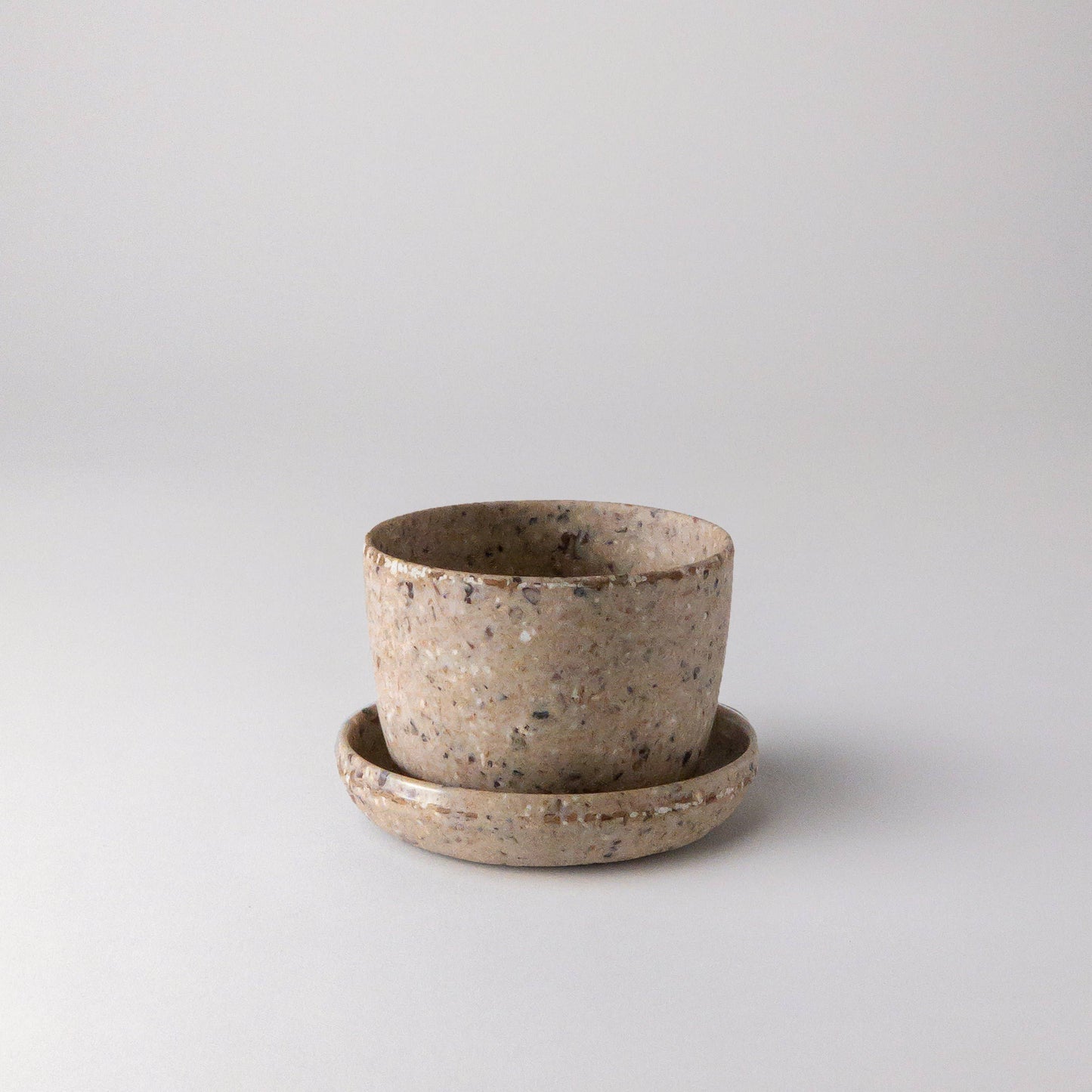 Coffee Bean Husk Mini Planter Pot