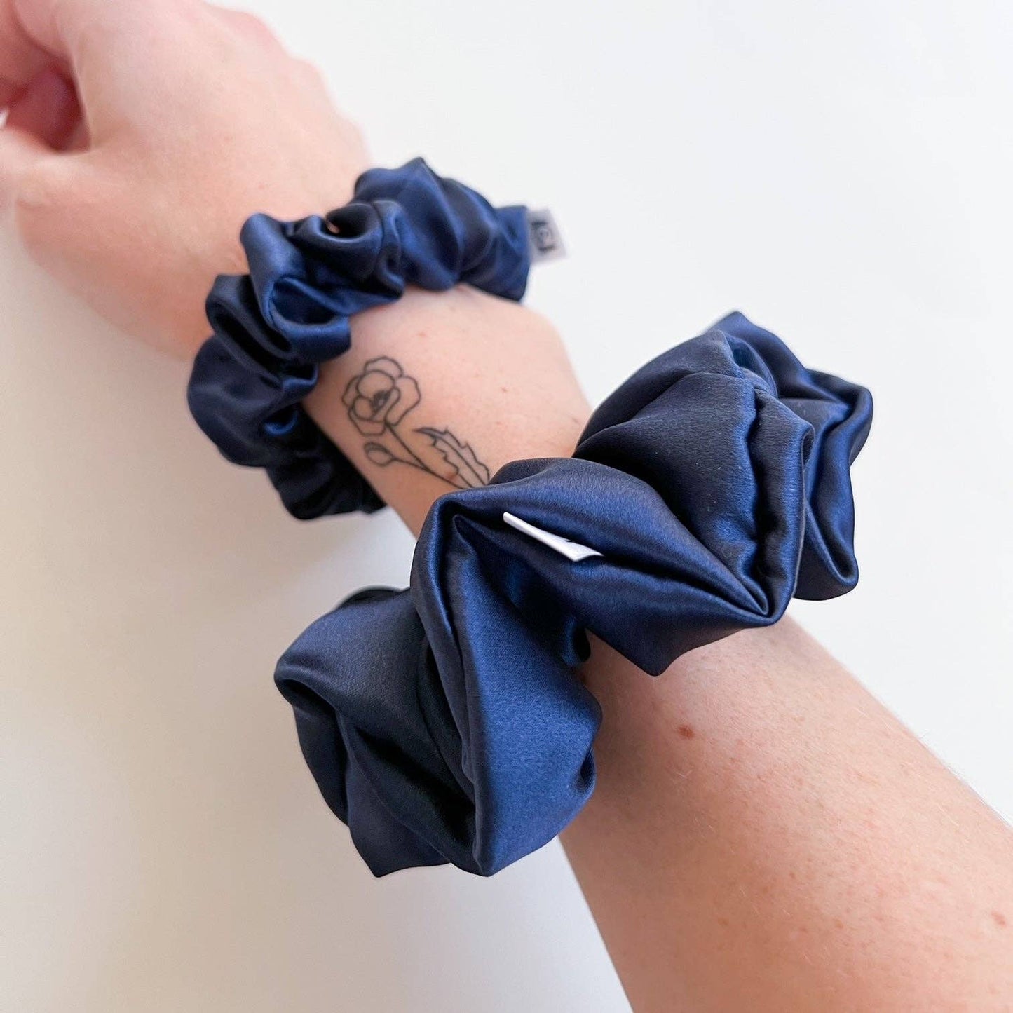 100% Silk Navy MINI