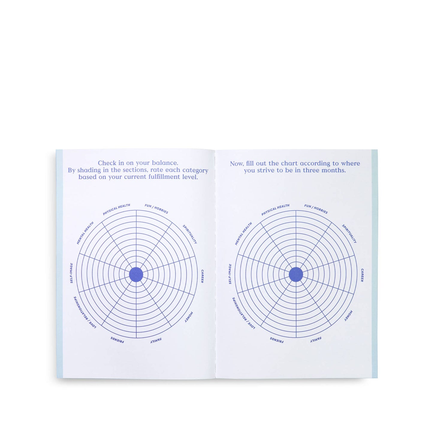 Wellness Goal Tracker, Feel Your Best (Pink)