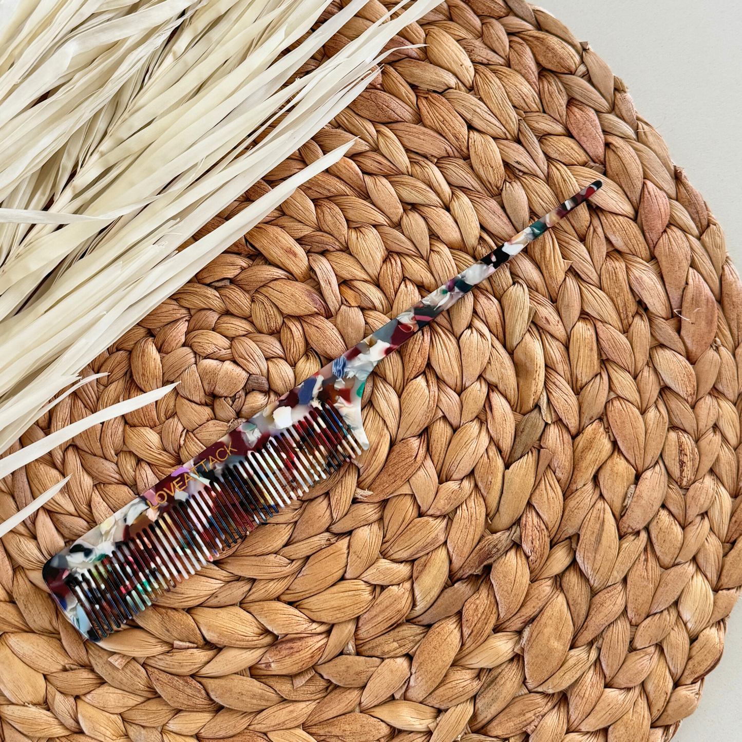 Cellulose Acetate Tail Hair Combs