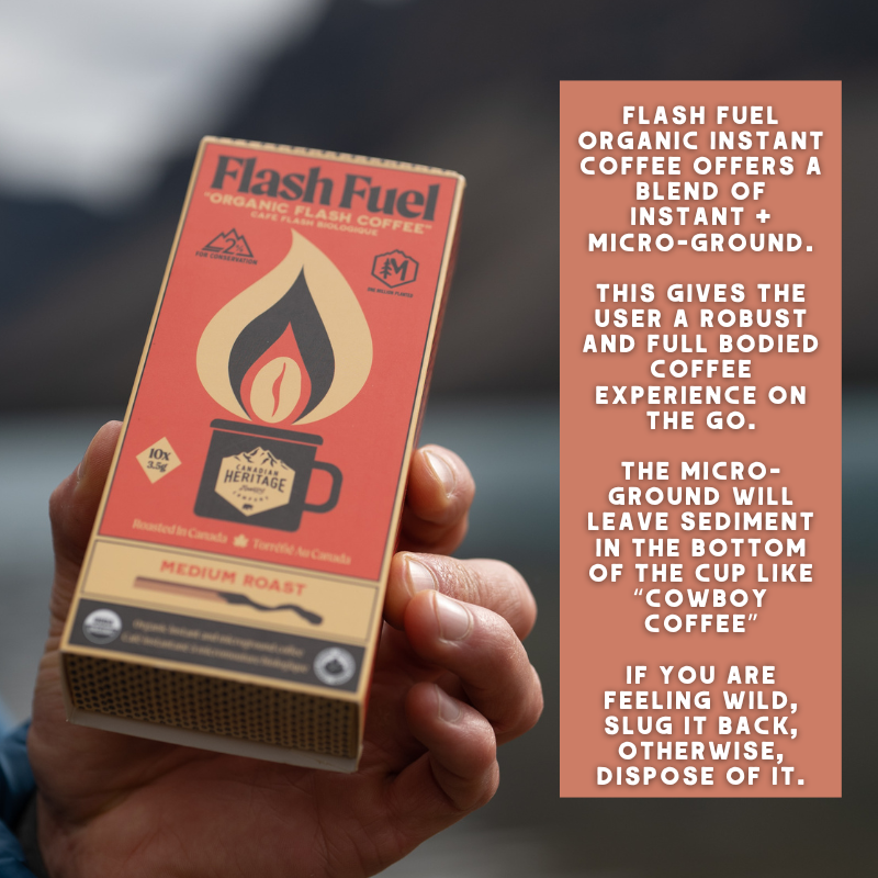 Flash Fuel Oganic Instant Coffee - Medium Roast