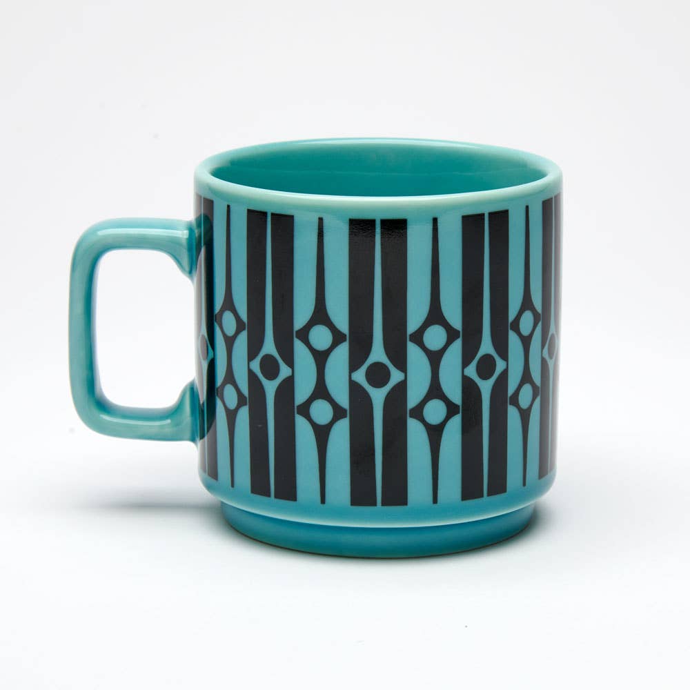Magpie x Hornsea Mug Geo Teal