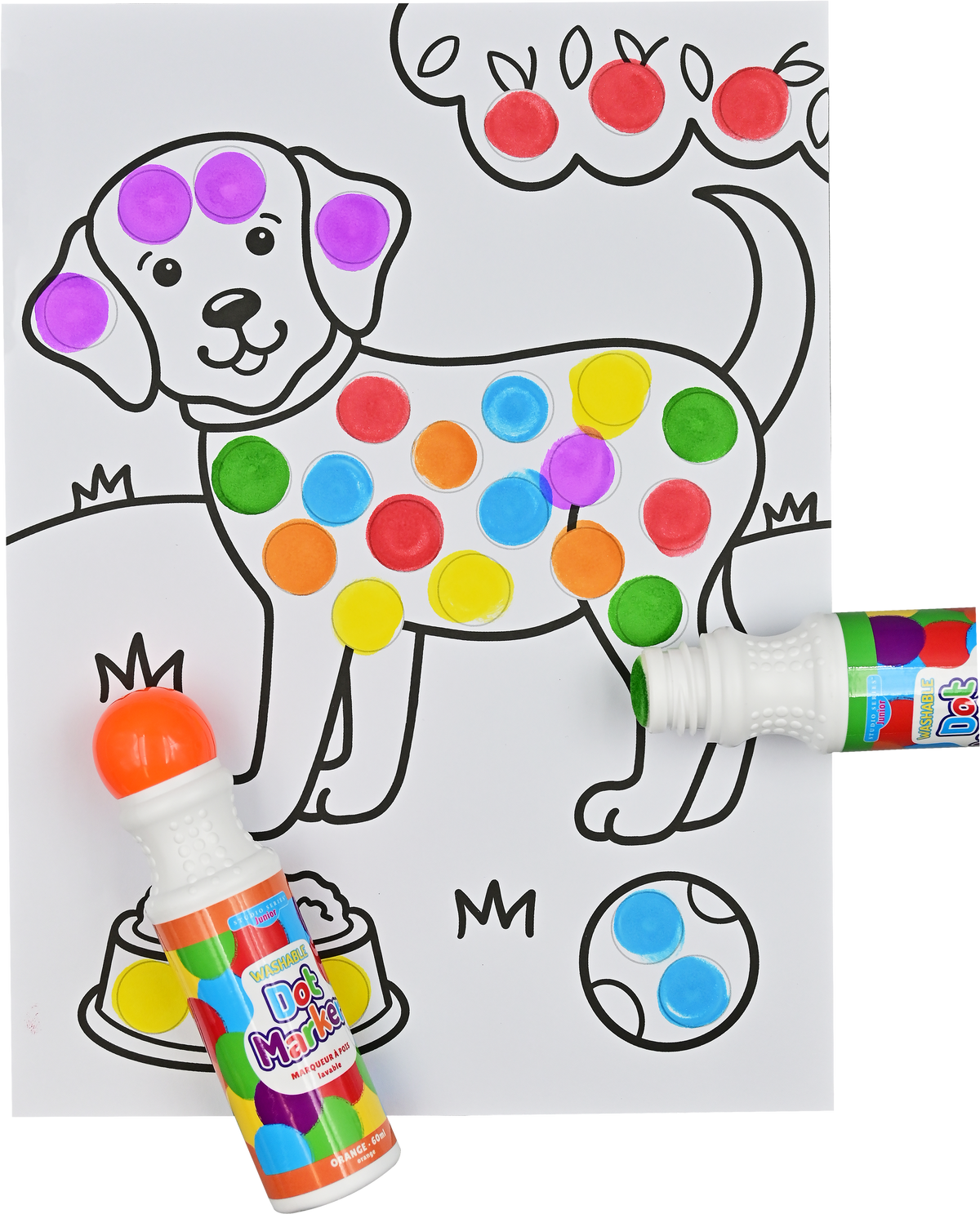 Studio Series Junior Washable Dot Markers (Set of 6)