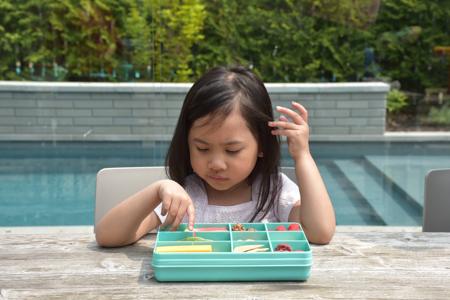 Snackle Box, Divided Snack Container with 12 Compartments