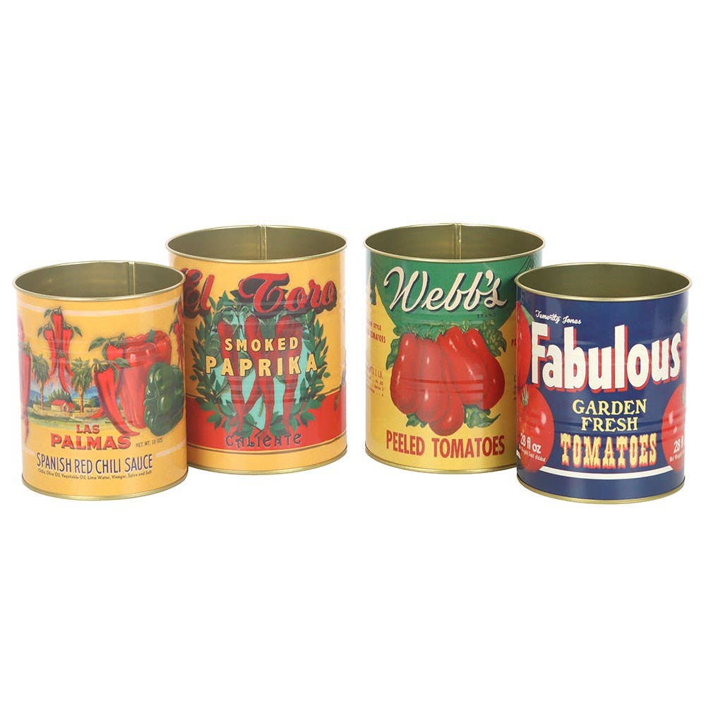 Tomato and Chili Tins