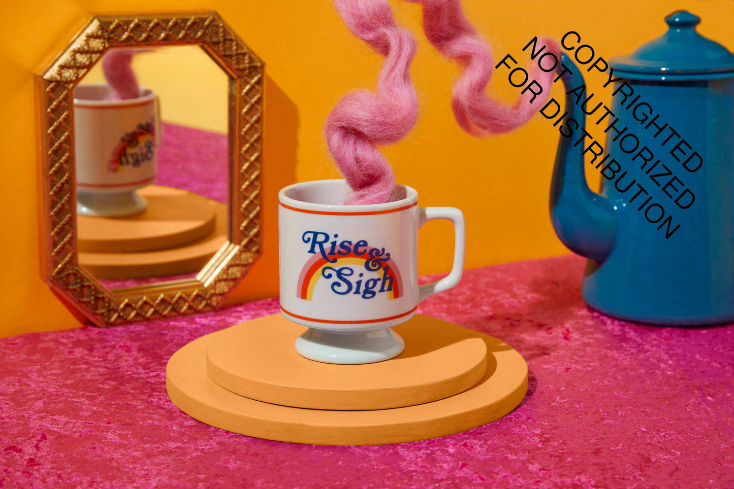 Rise & Sigh Pedestal Mug