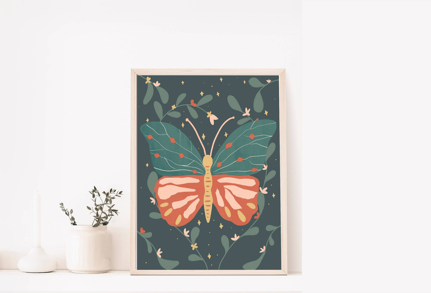 Night Butterfly Meditative Art Paint by Number Kit: Paint by Number Kit