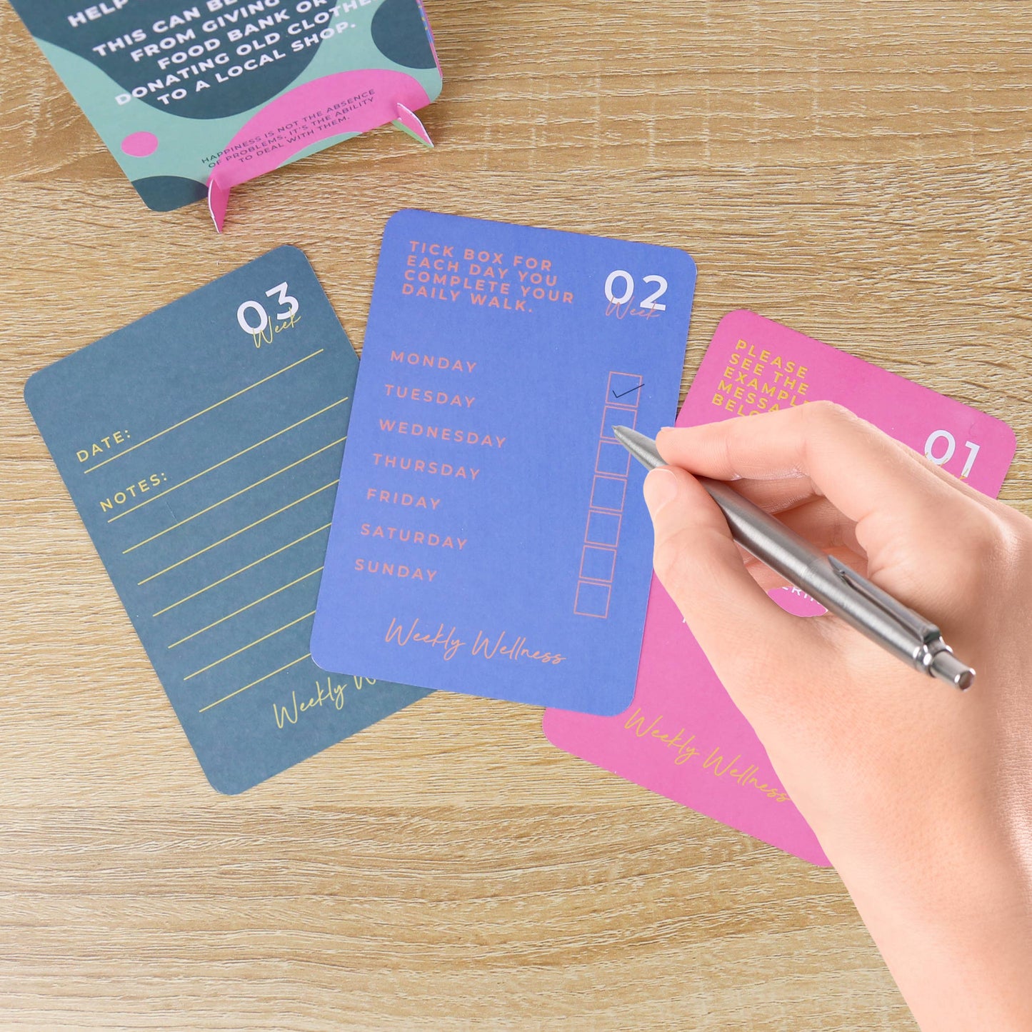 Happiness - Weekly Wellness Cards