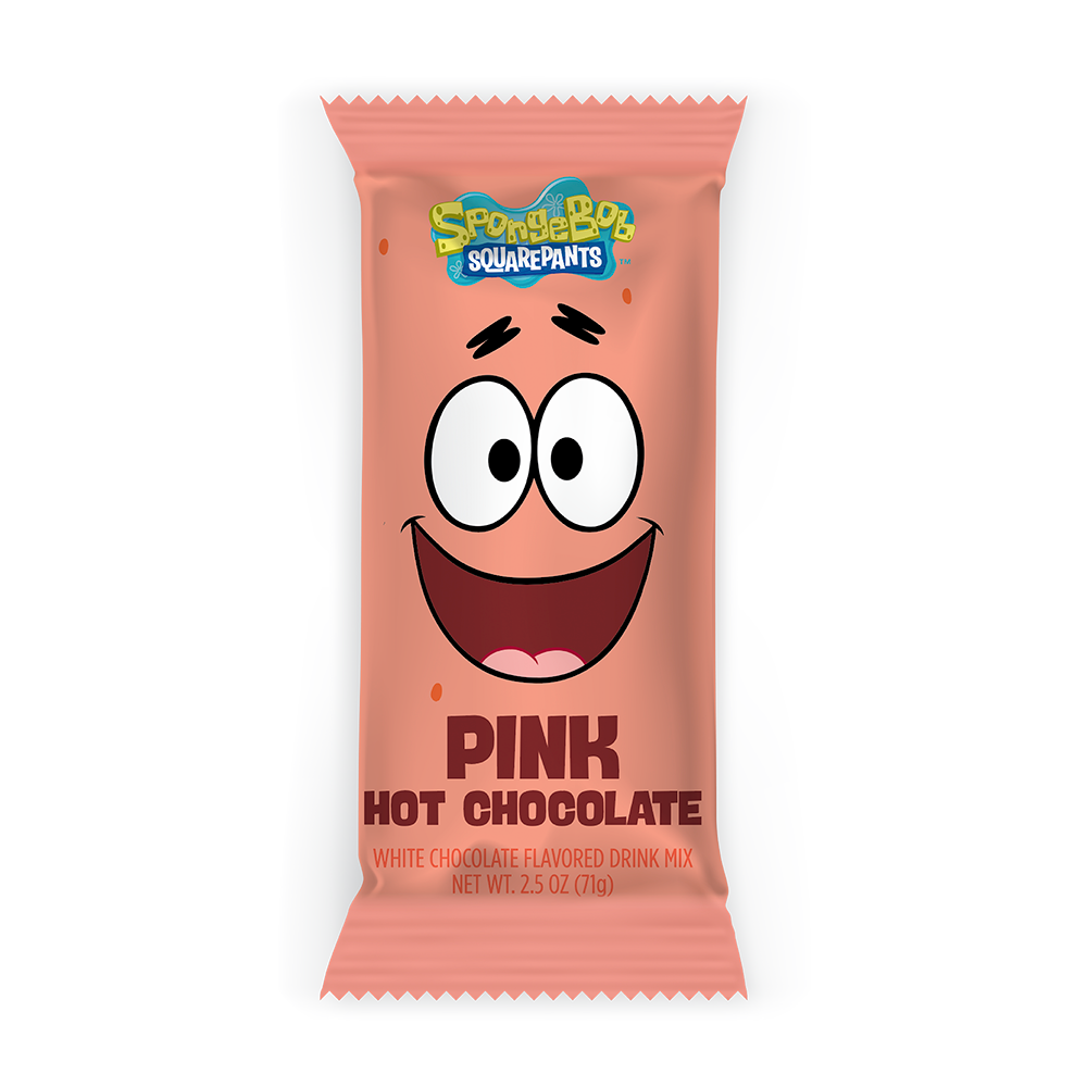 Patrick Star Pink Colorful Hot Chocolate (2.5oz Pouches)