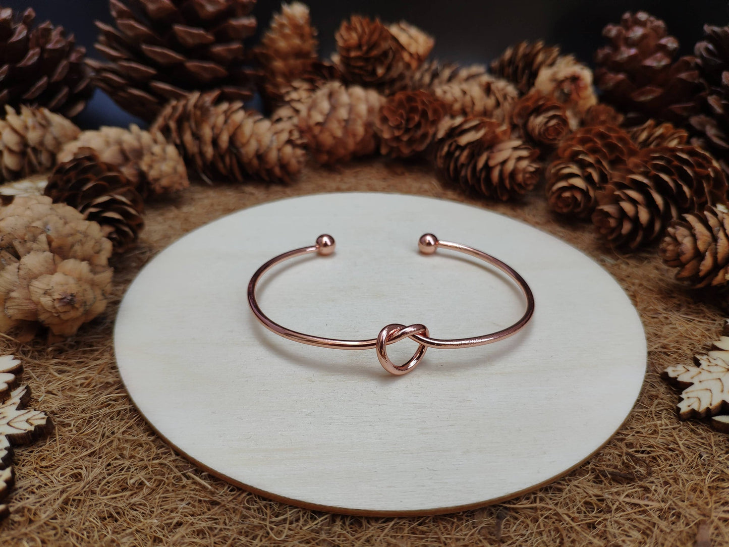 Stainless Steel Knot Bangle Bracelet 0097