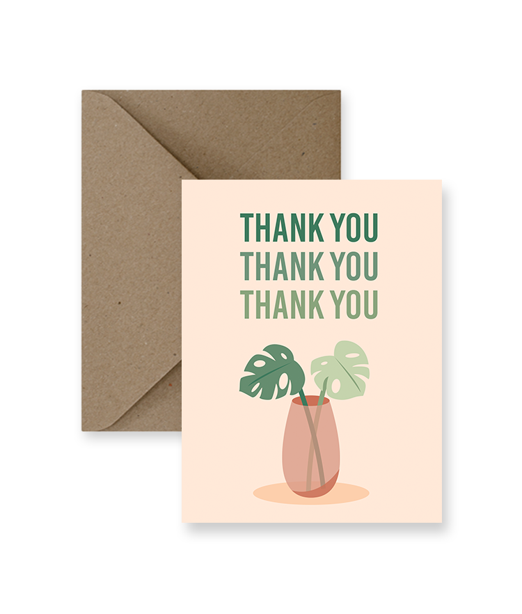 Thank You Plant Card