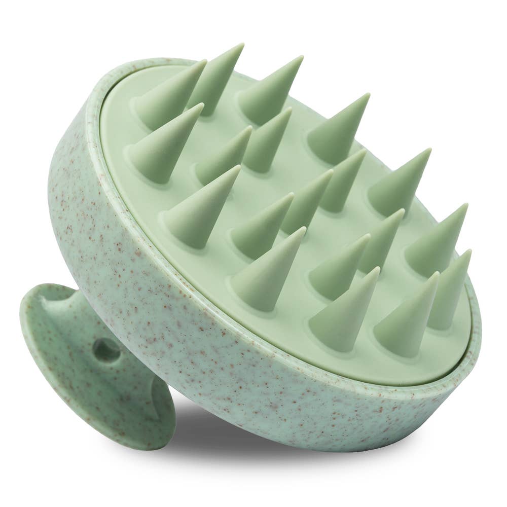 Green Scalp Massager