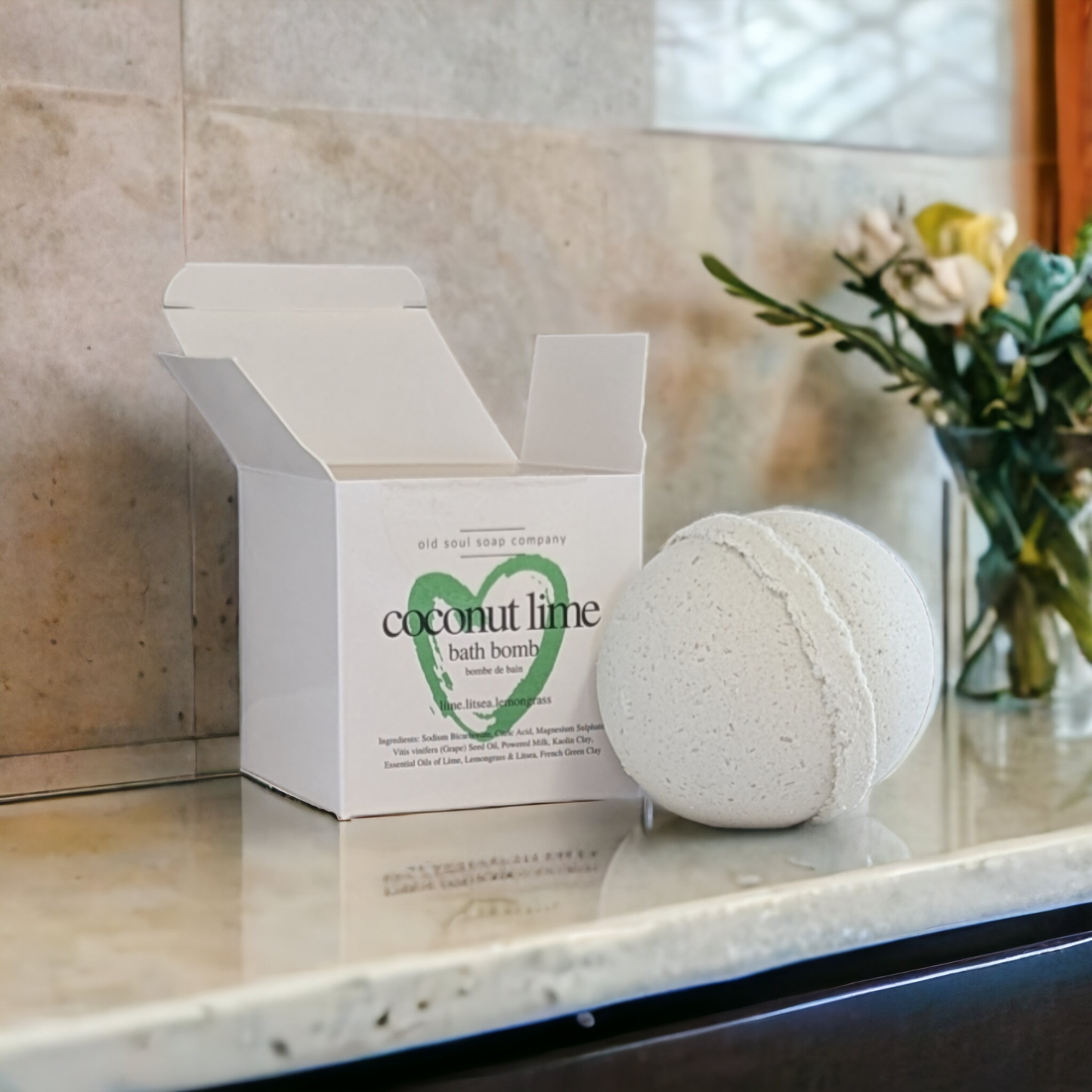 Coconut Lime Bath Bomb