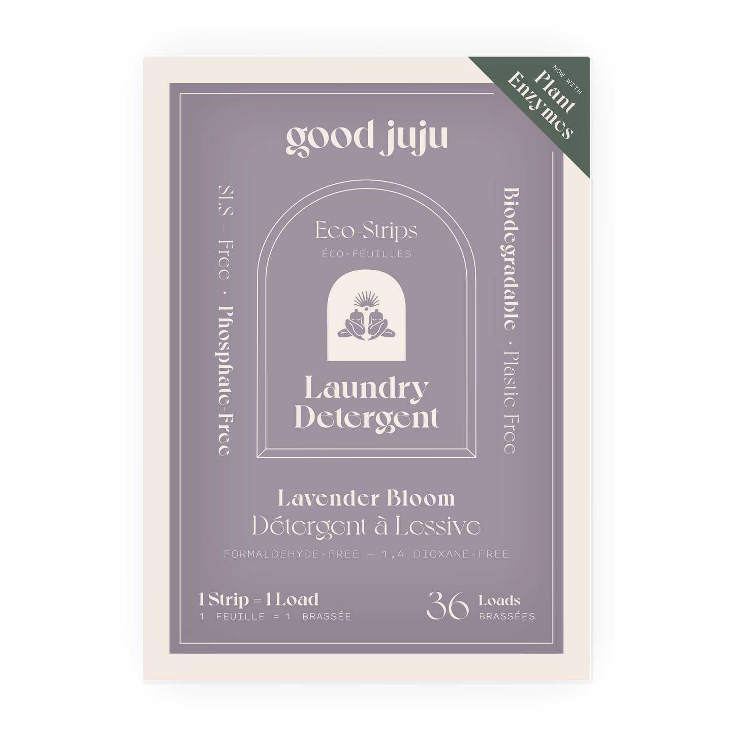 Laundry Detergent Strips in Lavender Bloom