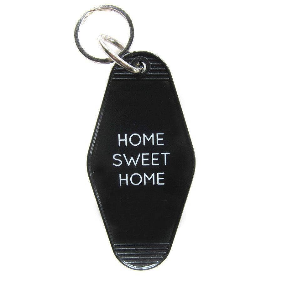 Key Tag - Home Sweet Home (Black)