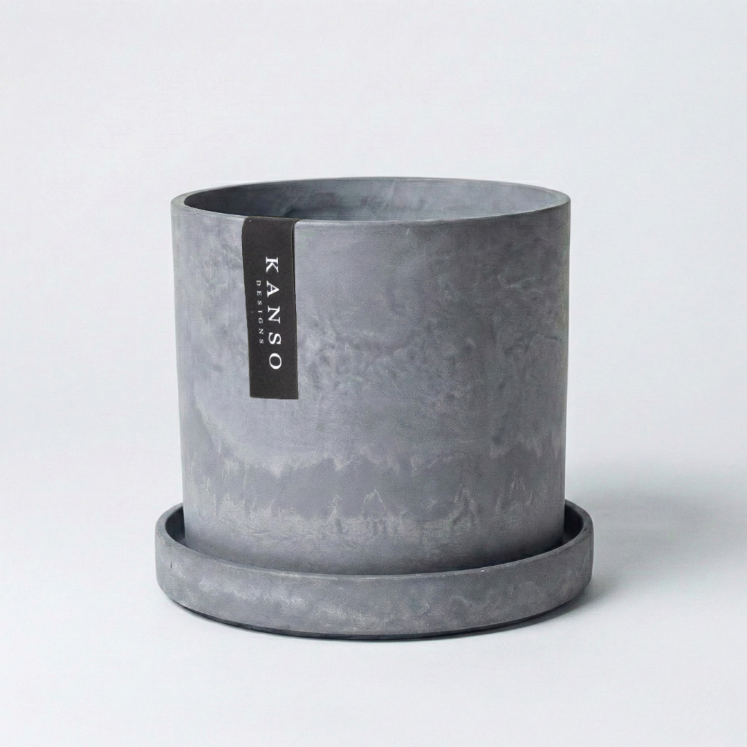 7" & 4" Signature Planters & Saucer | Earth Tones