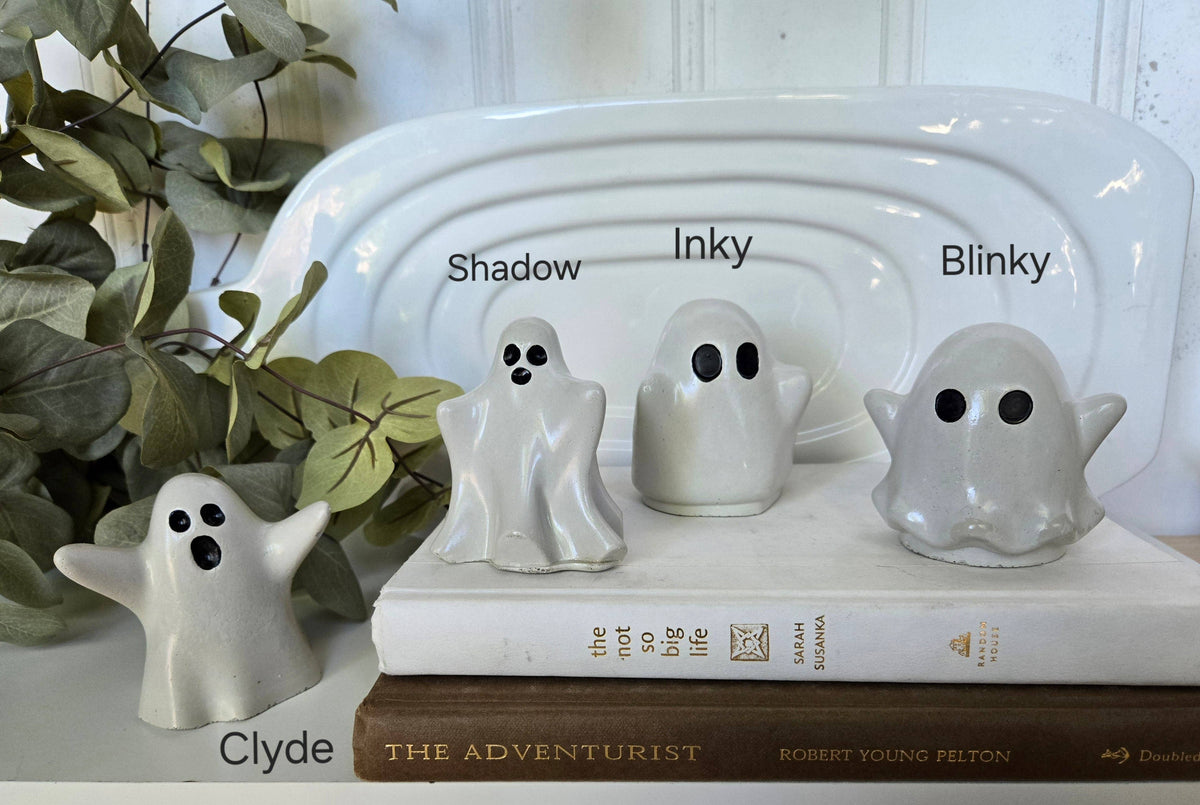 Concrete Ghost Decor- White