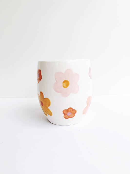 Daisy Design Assorted Colors Plant Pot