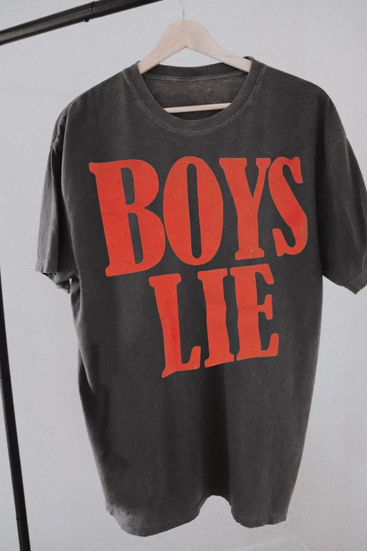 Boys Lie Valentine Tee - Smoke
