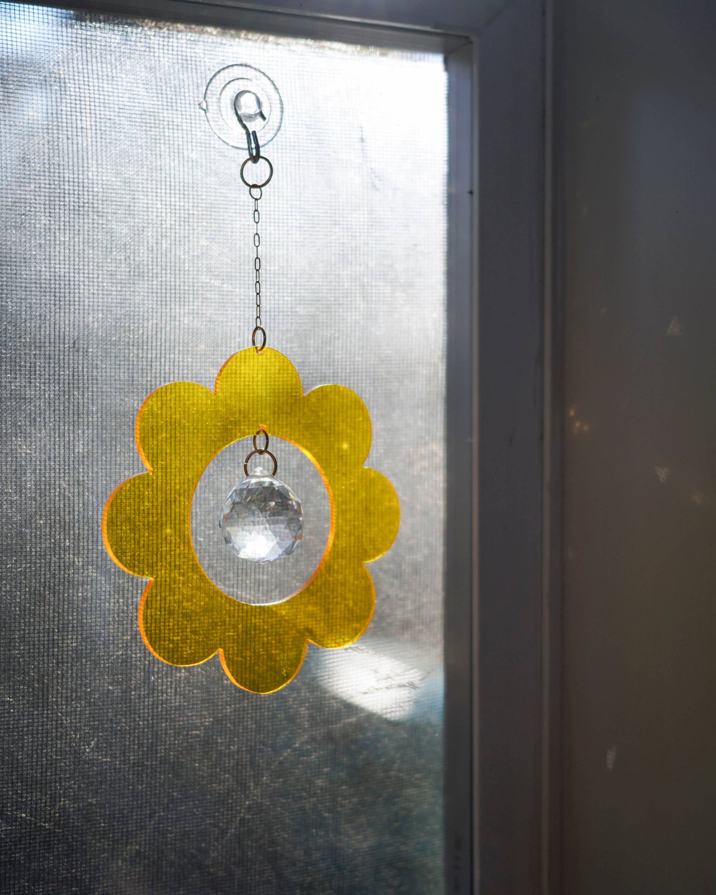 Retro Flower Sun Catcher
