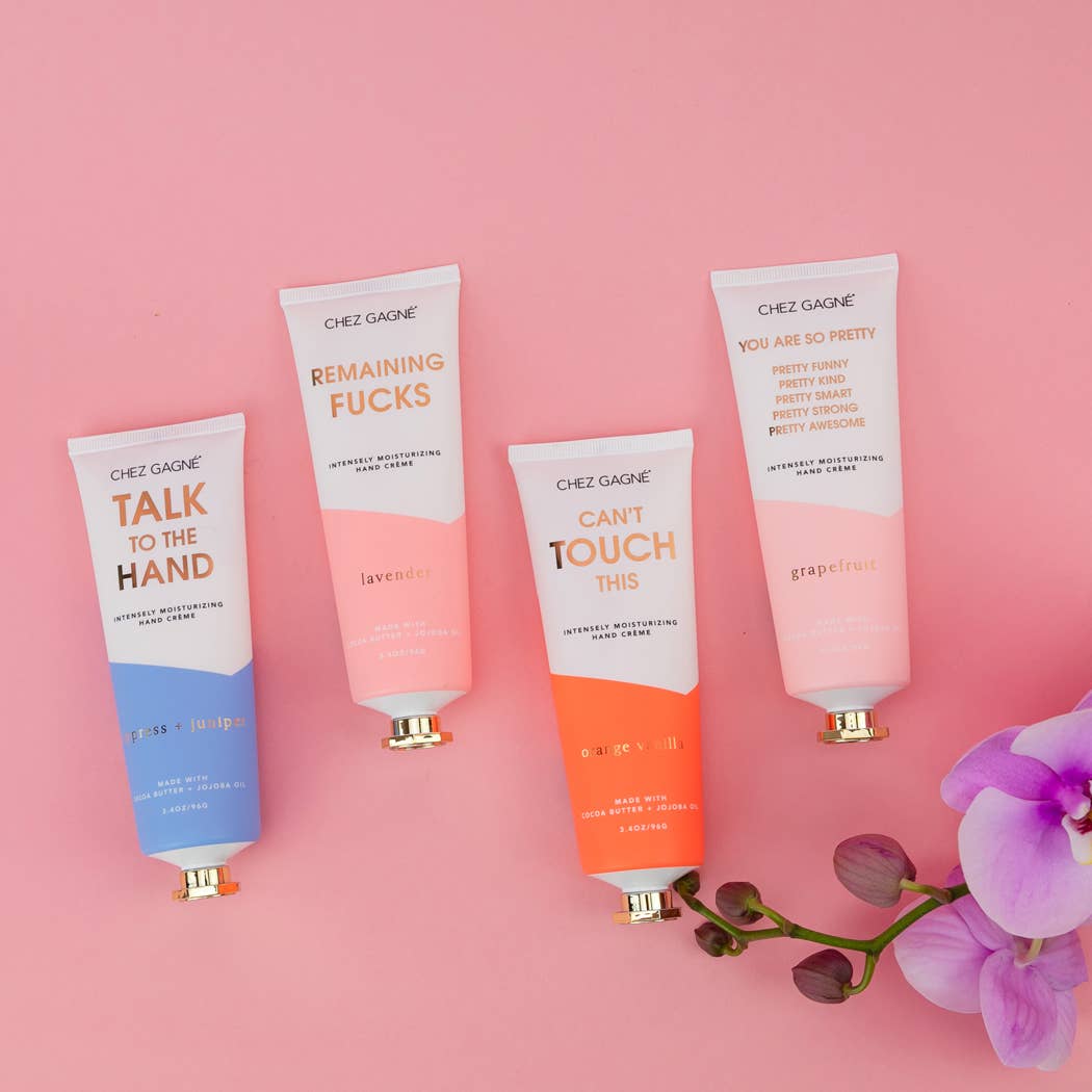 Talk to the Hand - Funny Hand Cream Gift, Cypress + Juniper