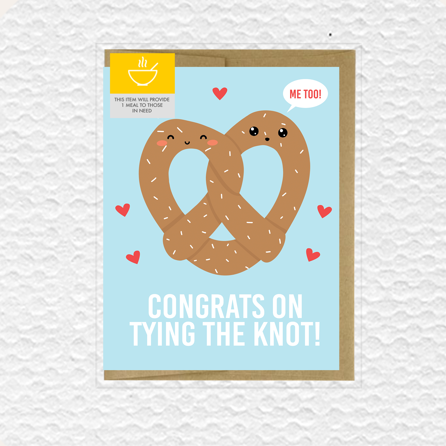 Congrats Tying Knot Wedding Card