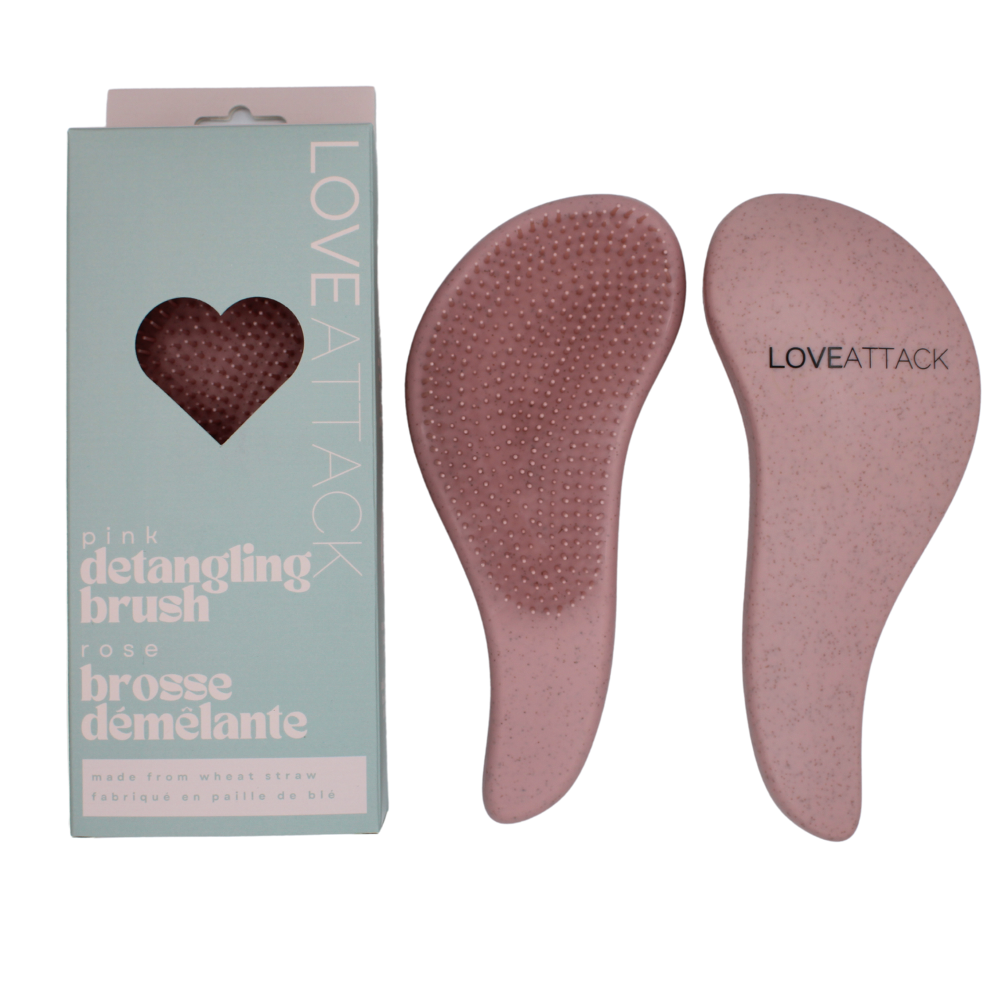 Wheat Straw Wet/Dry Detangling Hair Brush