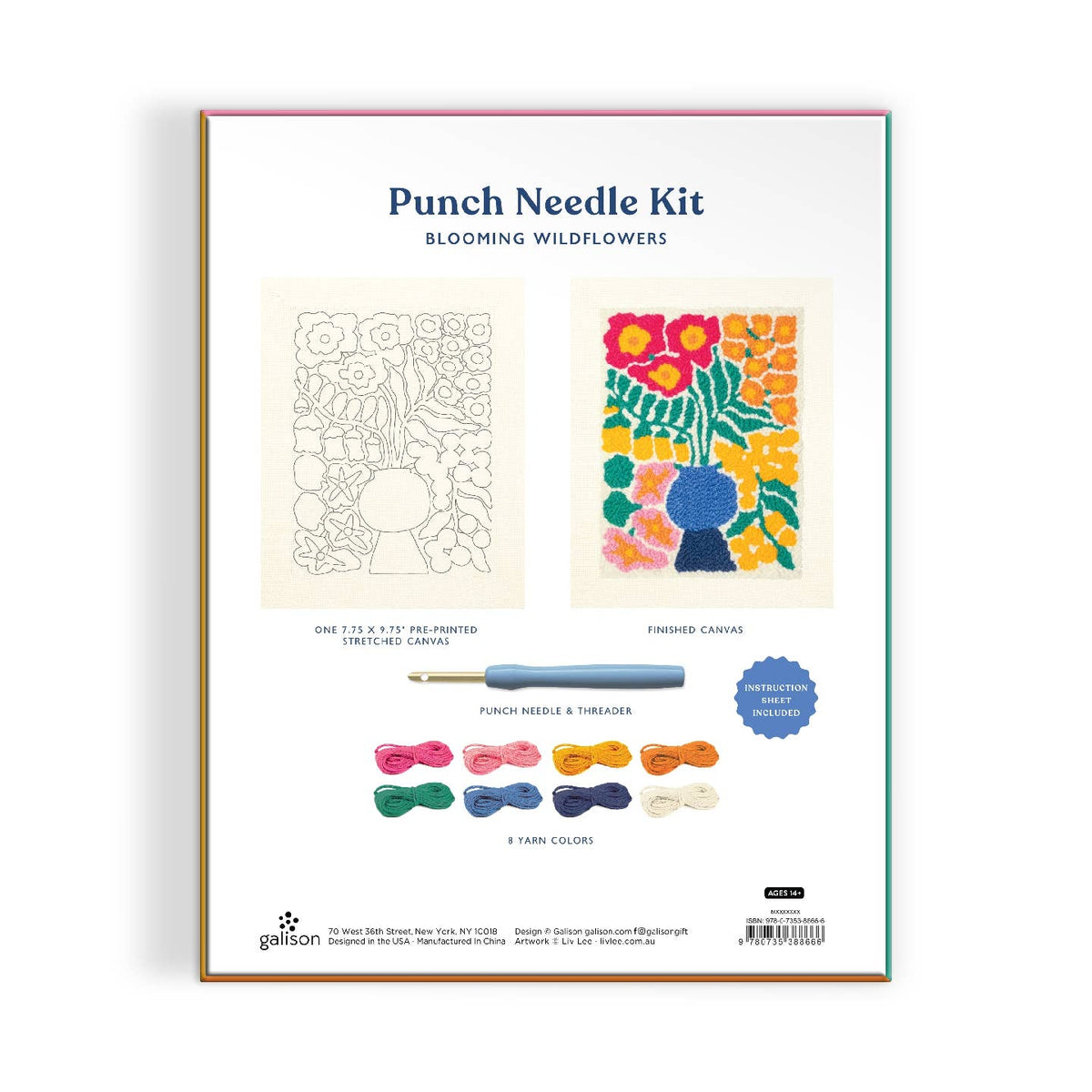 Blooming Wildflowers Punch Needle Kit
