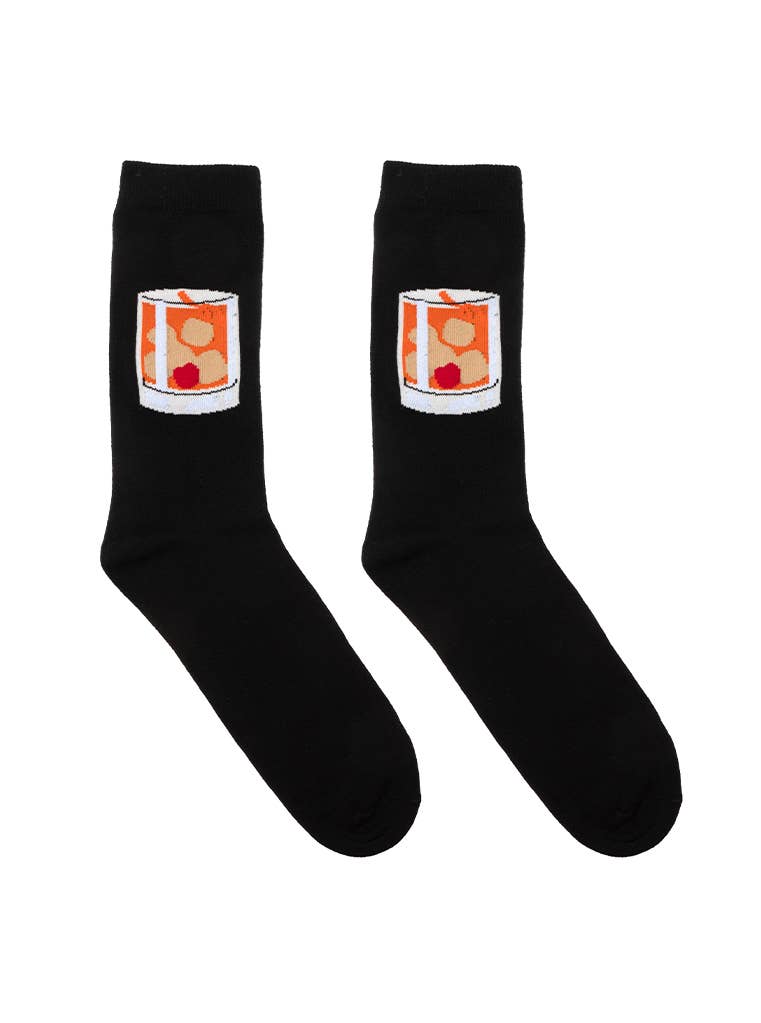 Crew Socks - Whiskey Old Fashioned