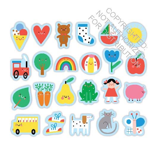 Baby’s First Words Wooden Magnetic Shapes