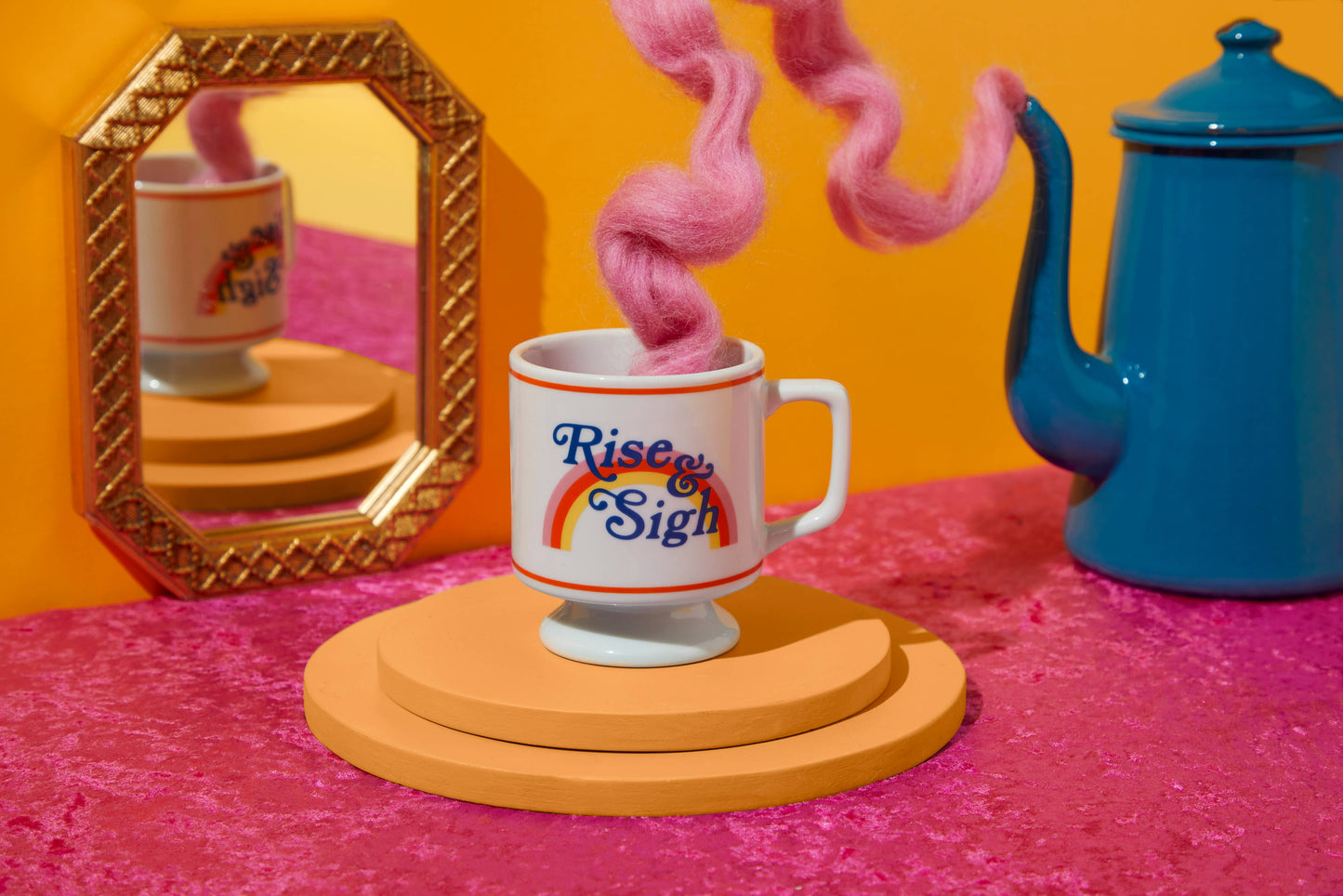 Rise & Sigh Pedestal Mug